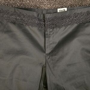 Old Navy Women's Dark Gray Flare Jeans